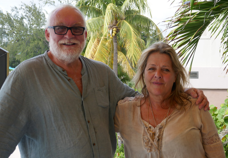 Lars & Margit på Bequia i Västindien